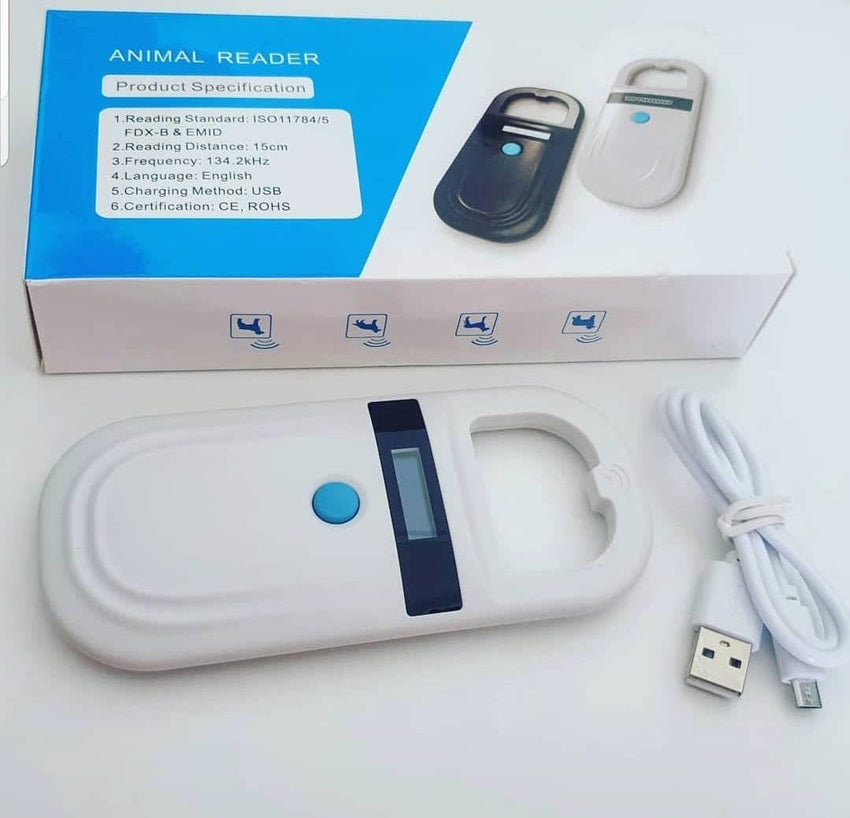 Mini Microchips PT180 Microchip Scanner with OLED Display