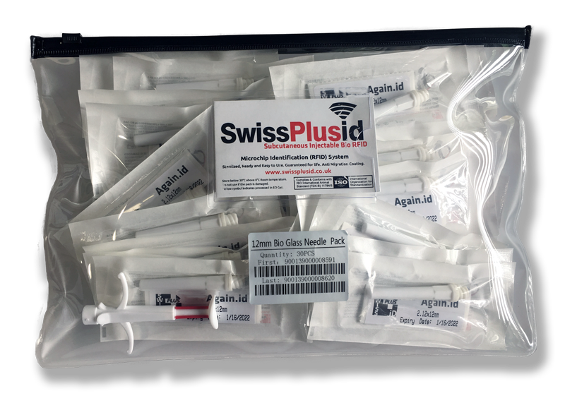 SwissPlus 8mm Bio Glass MiniChip “Less Waste” Implanter Packs (Pack of 30)